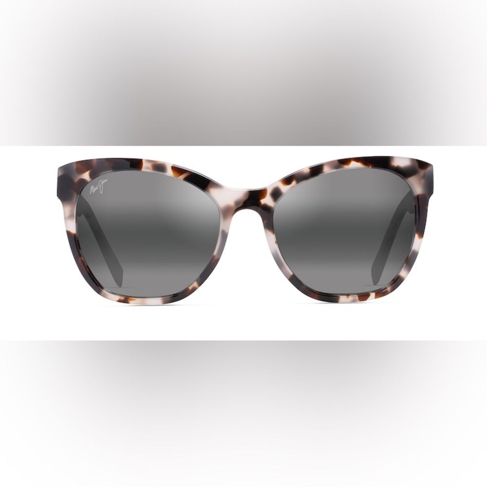 Maui Jim Tortoise Cat-Eye Sunglasses with Gray Lenses